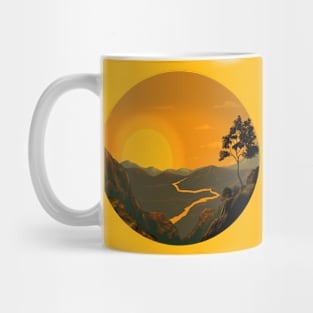 Sunset in the Mountains Mug